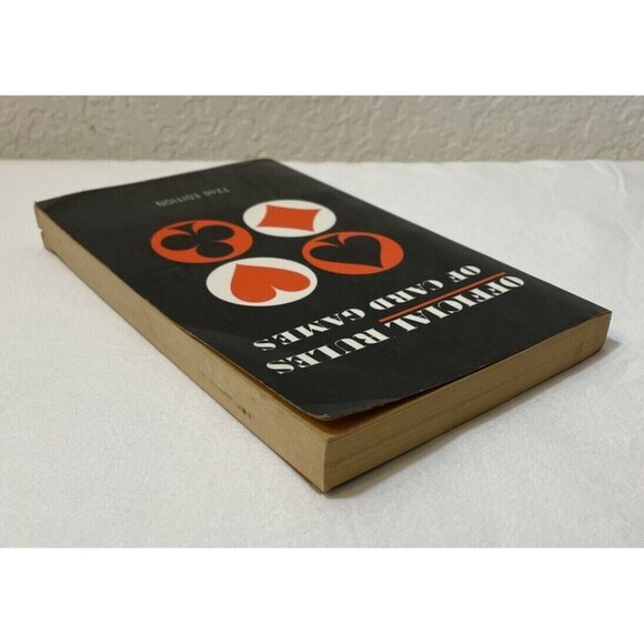 VINTAGE OFFICIAL RULES OF CARD GAMES 72ND EDITION BOOK - Picture 8 of 10